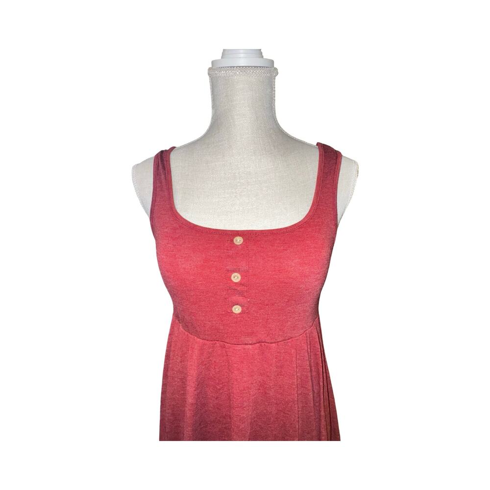 SHEIN EZwear Red Rib Knit Tank Fit and Flare Mini Dress Size XS